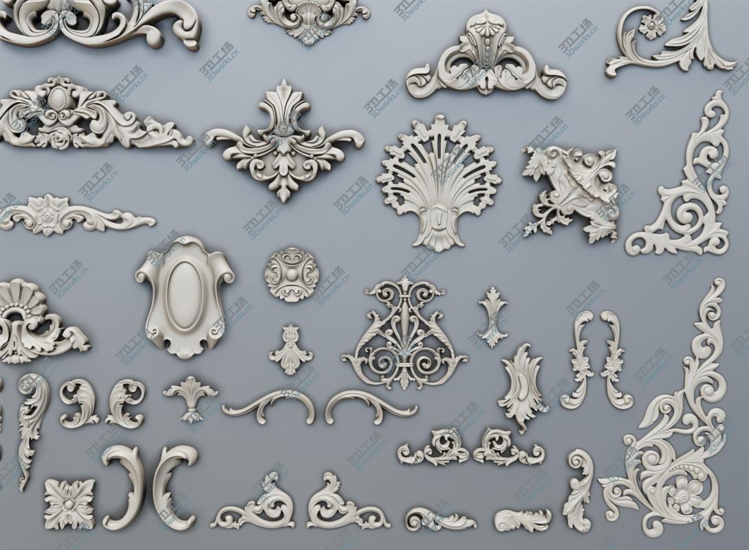 images/goods_img/202104021/3D 40 baroque ornaments model/3.jpg